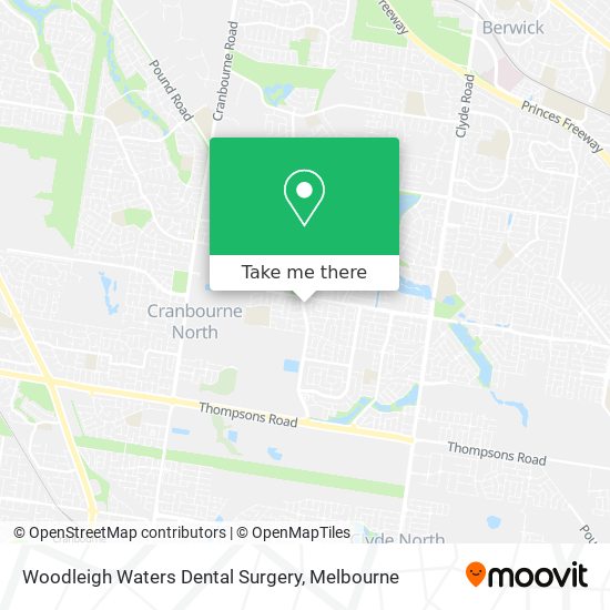 Woodleigh Waters Dental Surgery map