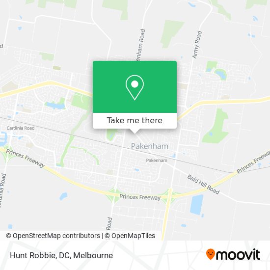 Hunt Robbie, DC map