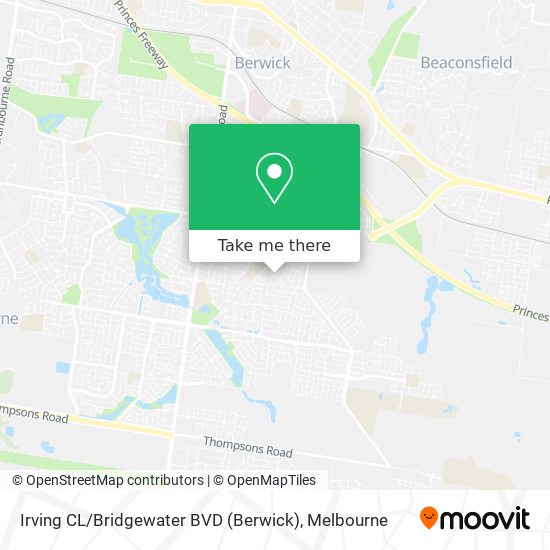 Irving CL / Bridgewater BVD (Berwick) map