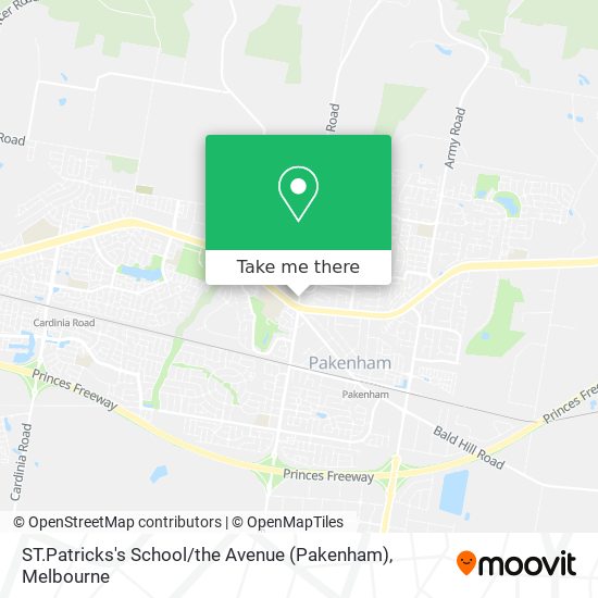 ST.Patricks's School / the Avenue (Pakenham) map
