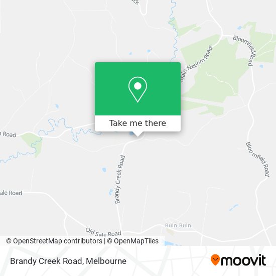 Brandy Creek Road map