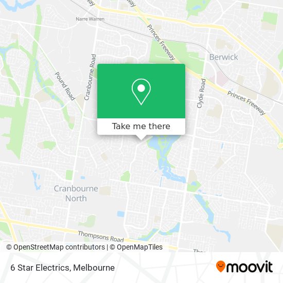 6 Star Electrics map