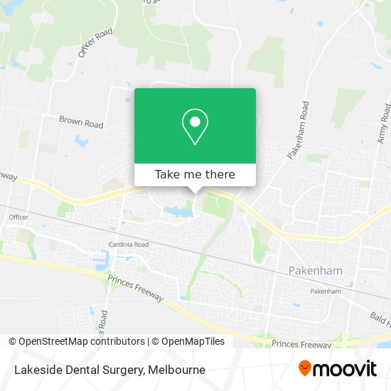 Lakeside Dental Surgery map