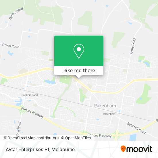 Avtar Enterprises Pt map