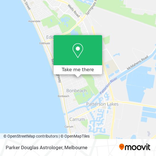Parker Douglas Astrologer map
