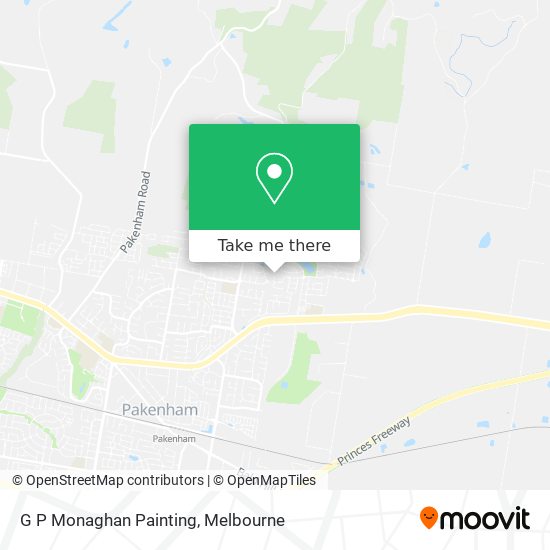 G P Monaghan Painting map