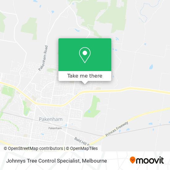 Johnnys Tree Control Specialist map