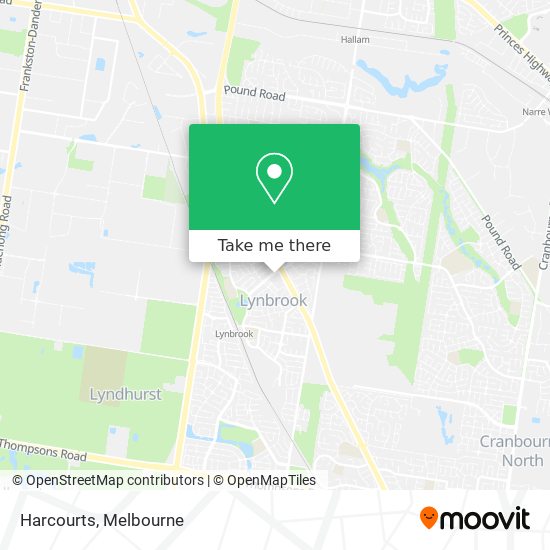 Harcourts map