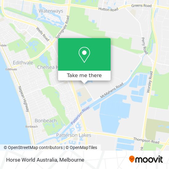 Horse World Australia map