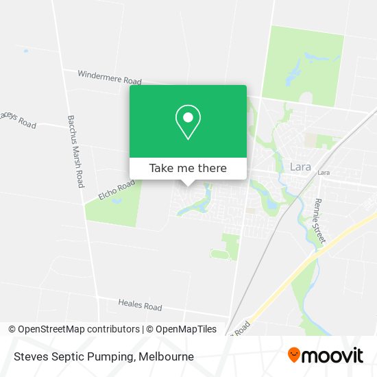Steves Septic Pumping map