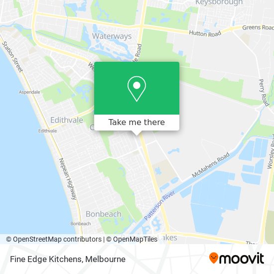 Fine Edge Kitchens map