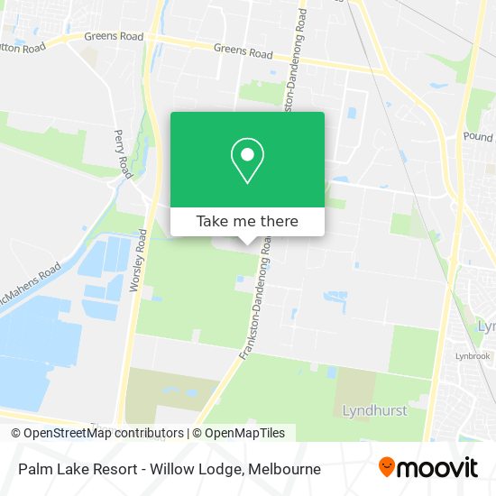 Palm Lake Resort - Willow Lodge map