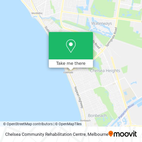 Chelsea Community Rehabilitation Centre map