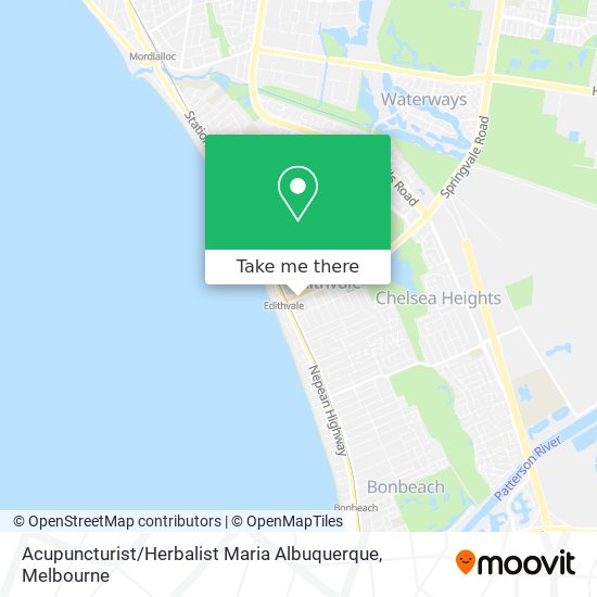Acupuncturist / Herbalist Maria Albuquerque map