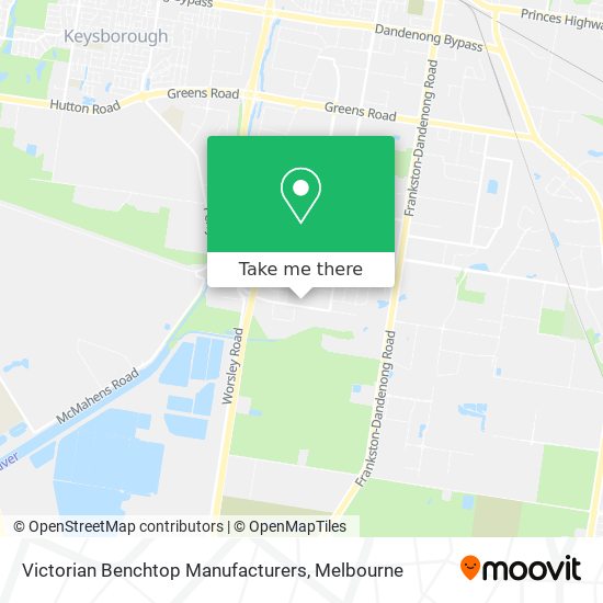 Victorian Benchtop Manufacturers map
