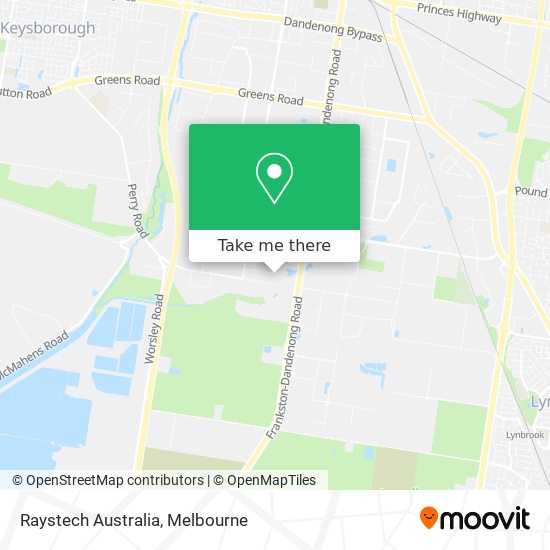 Mapa Raystech Australia