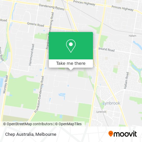 Chep Australia map
