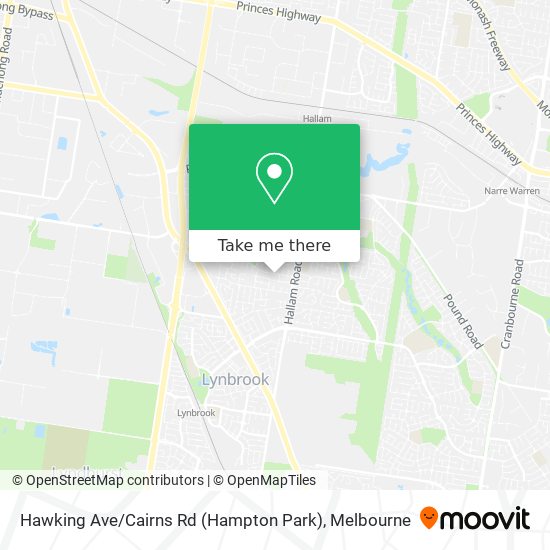 Hawking Ave / Cairns Rd (Hampton Park) map