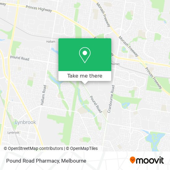 Pound Road Pharmacy map