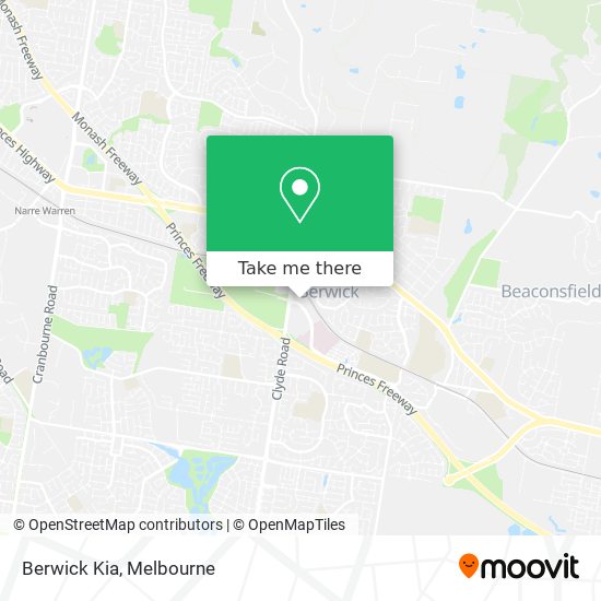 Berwick Kia map