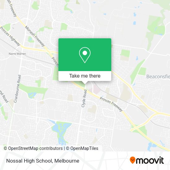 Nossal High School map