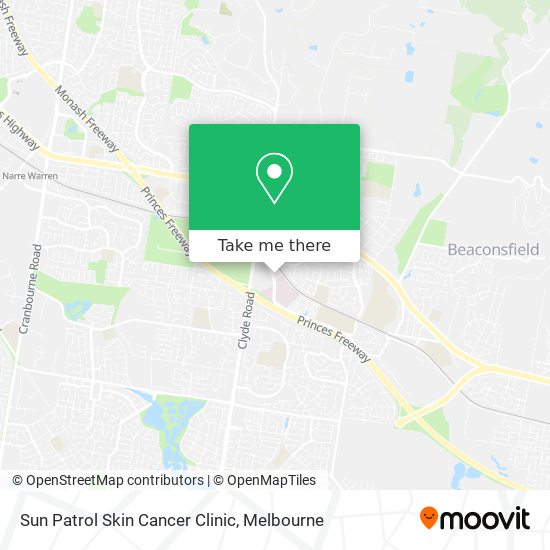 Sun Patrol Skin Cancer Clinic map