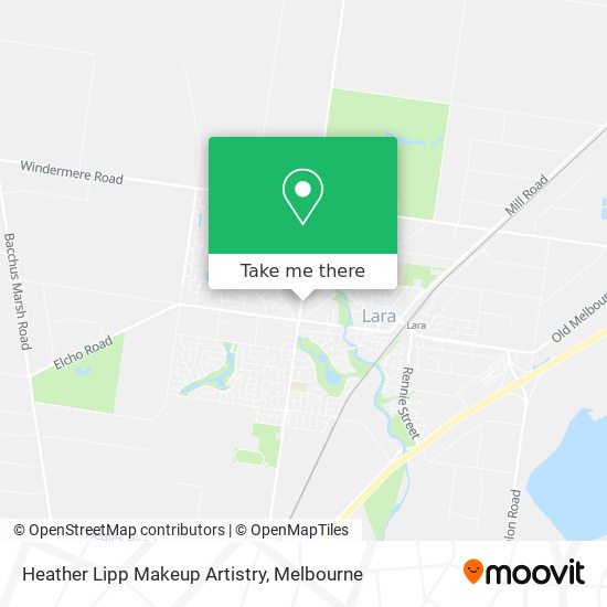 Heather Lipp Makeup Artistry map