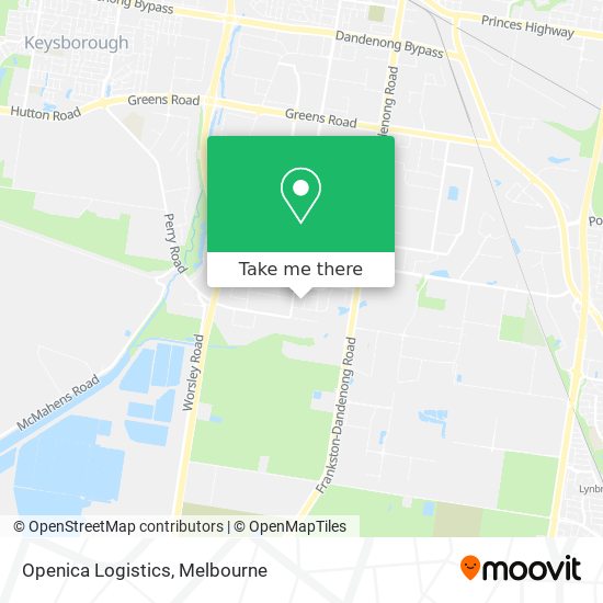 Openica Logistics map