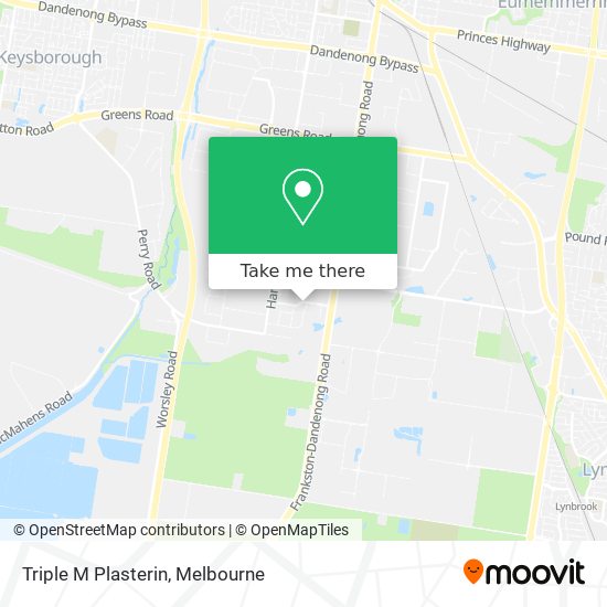 Triple M Plasterin map