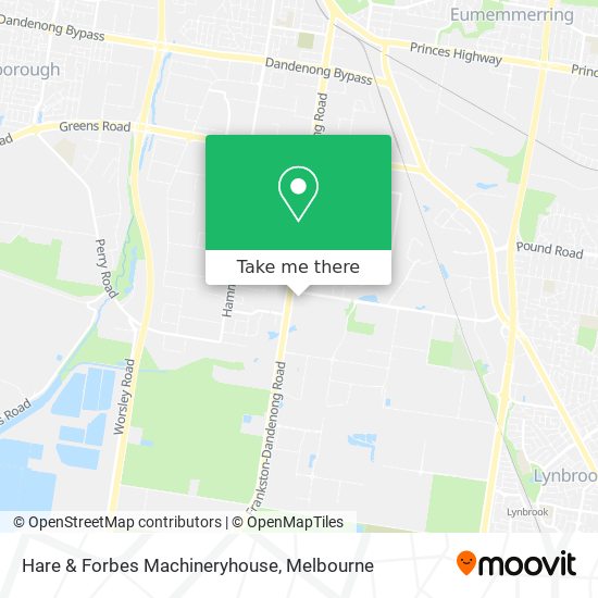 Hare & Forbes Machineryhouse map