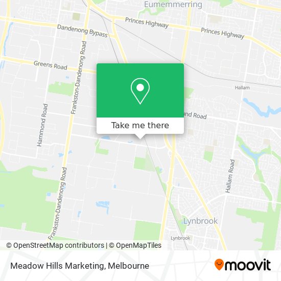 Meadow Hills Marketing map