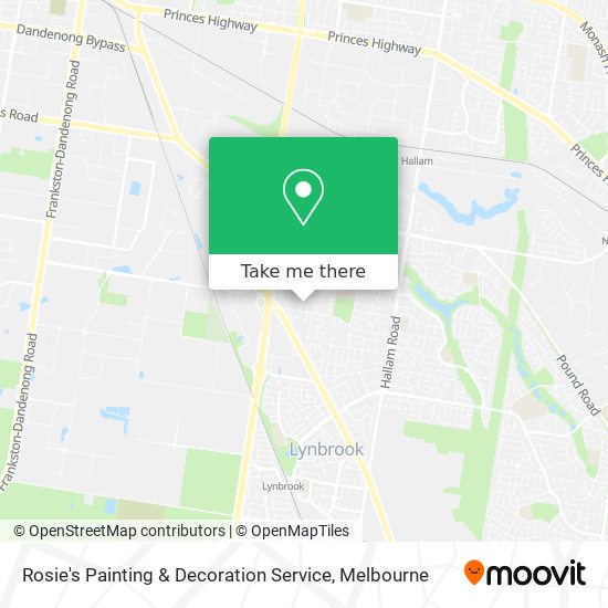 Rosie's Painting & Decoration Service map