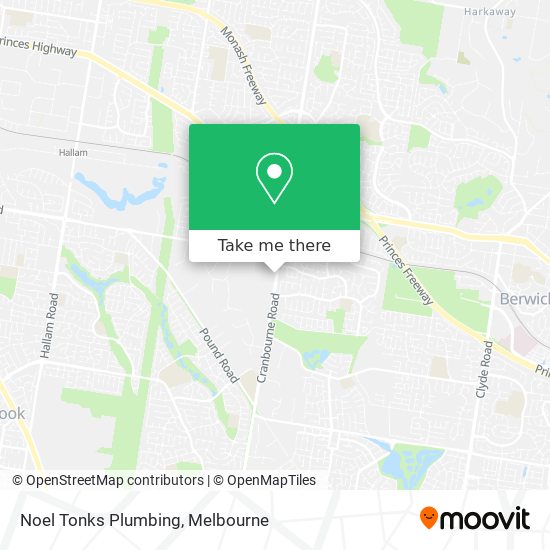 Noel Tonks Plumbing map