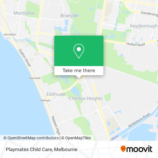 Mapa Playmates Child Care