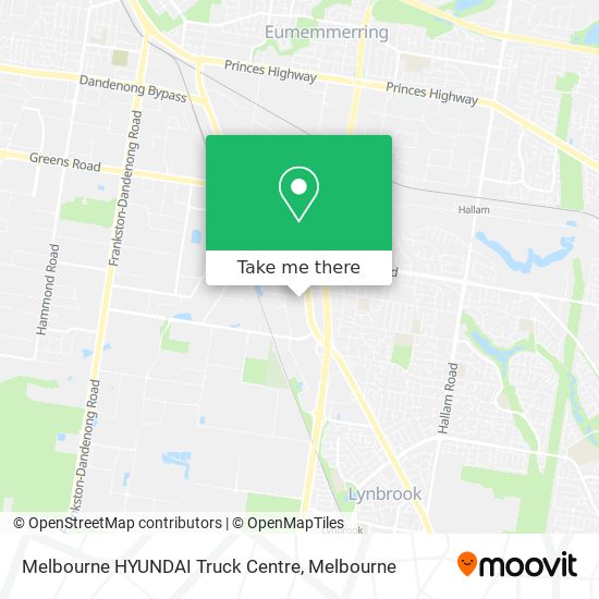 Melbourne HYUNDAI Truck Centre map