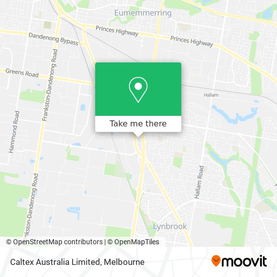 Mapa Caltex Australia Limited