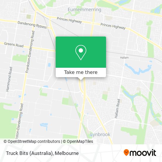 Truck Bits (Australia) map