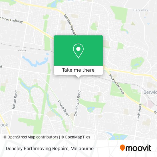 Mapa Densley Earthmoving Repairs