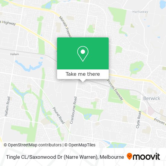 Tingle CL / Saxonwood Dr (Narre Warren) map