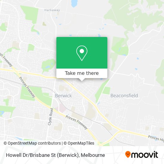 Howell Dr / Brisbane St (Berwick) map