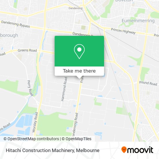 Mapa Hitachi Construction Machinery