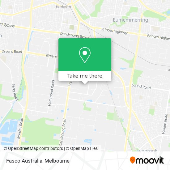 Mapa Fasco Australia