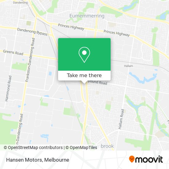 Hansen Motors map