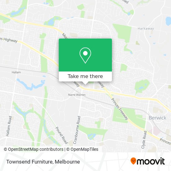 Townsend Furniture map