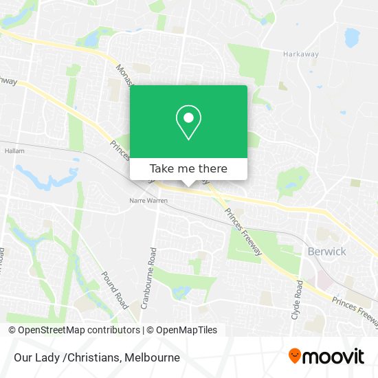 Our Lady /Christians map