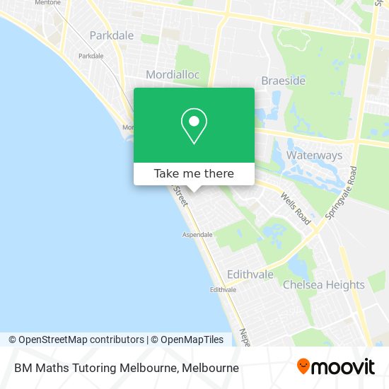 BM Maths Tutoring Melbourne map