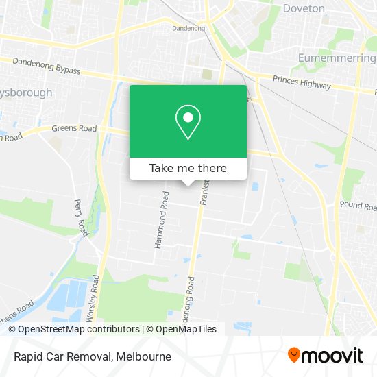 Rapid Car Removal map