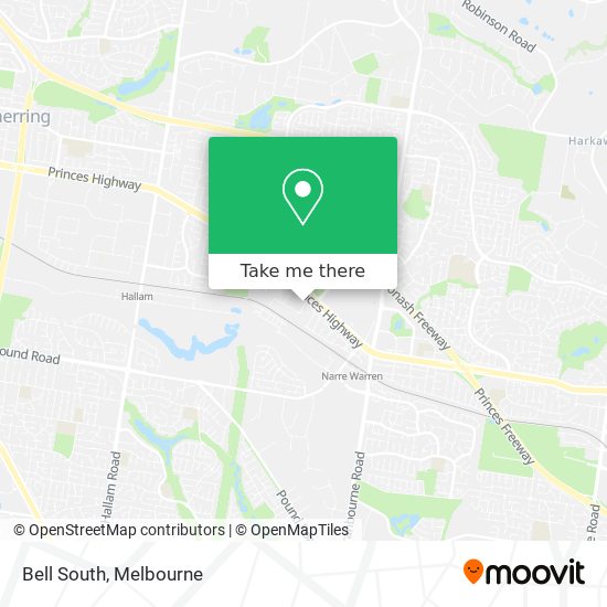 Bell South map