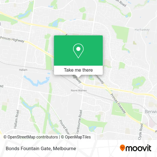 Bonds Fountain Gate map