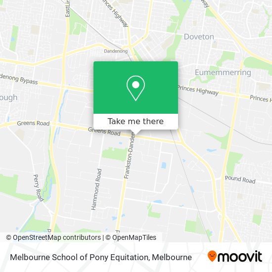 Melbourne School of Pony Equitation map